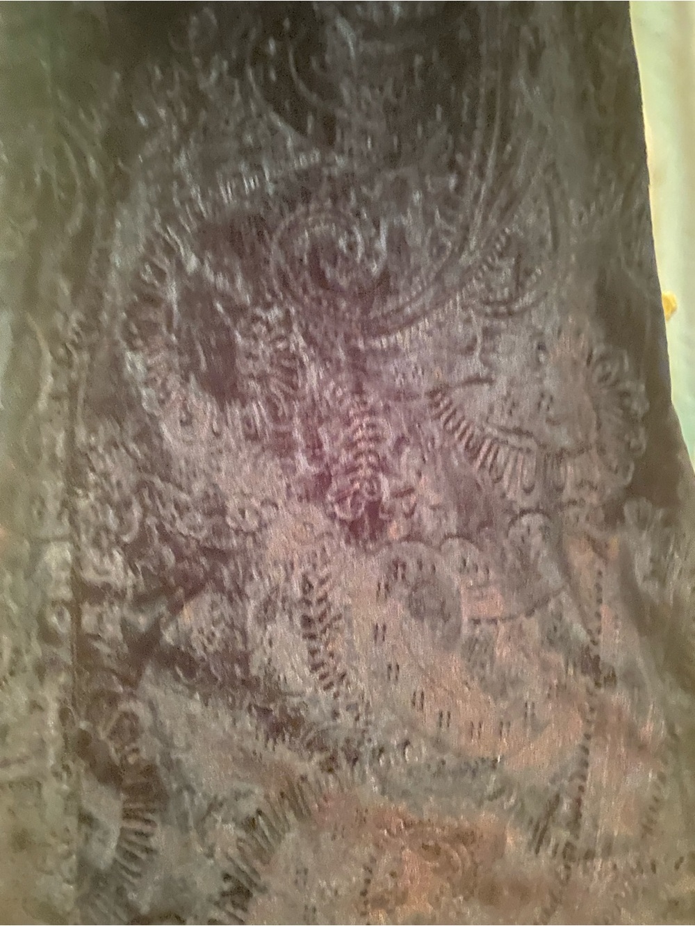 Dex Plus Size 2X Black Velvet Paisley Wide Leg Pants NWOT - Picture 3 of 10